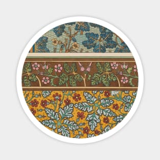 Abstract Floral Pattern Magnet